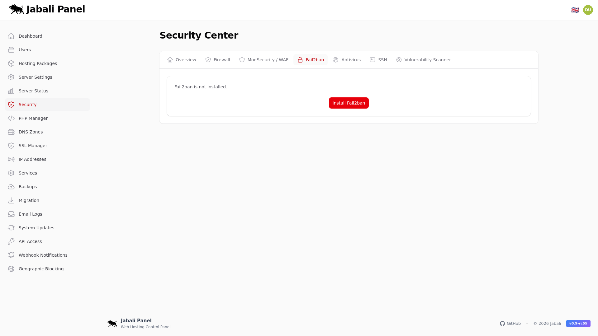 Security - Fail2ban