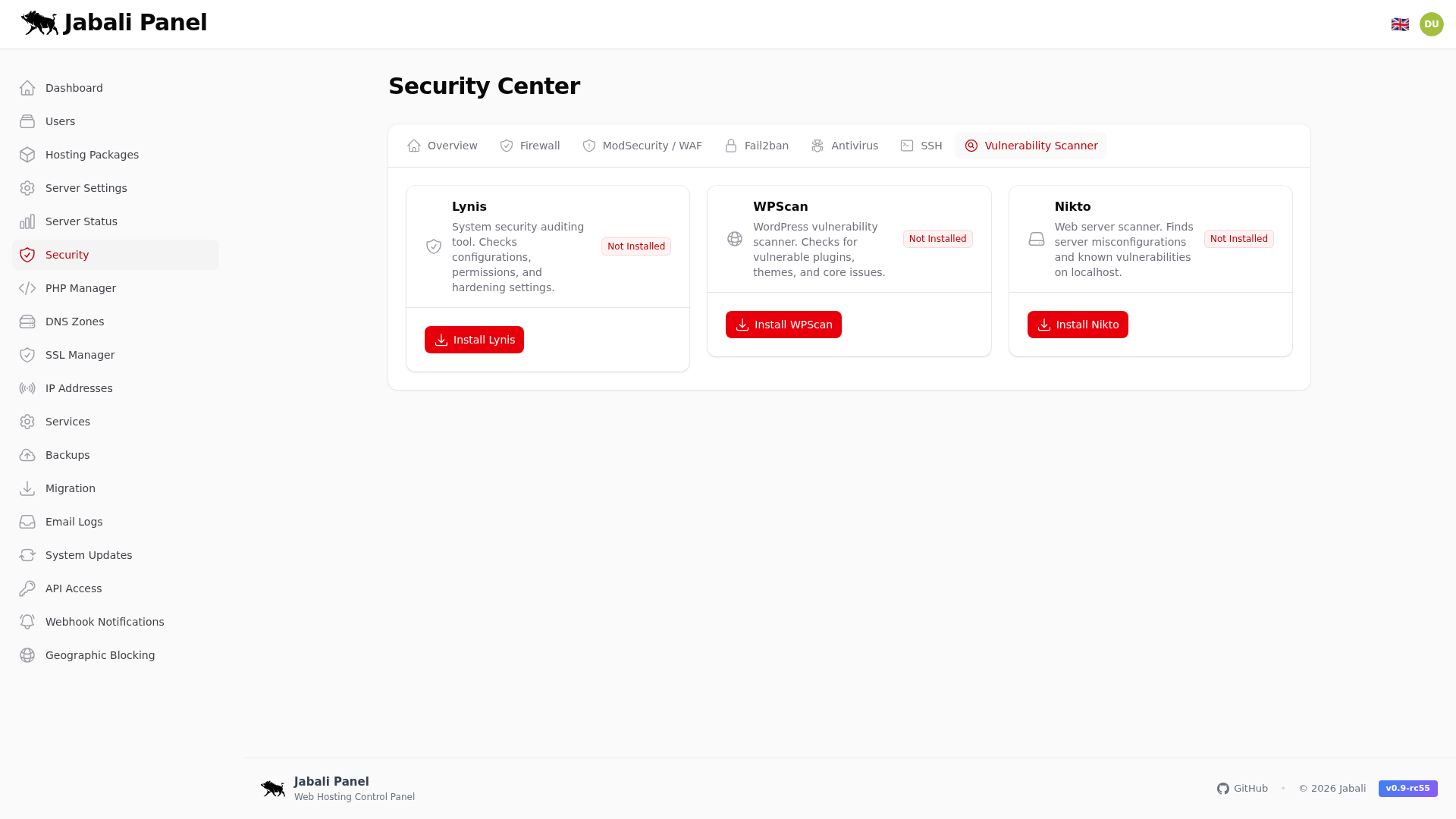 Security - Vulnerability Scanner