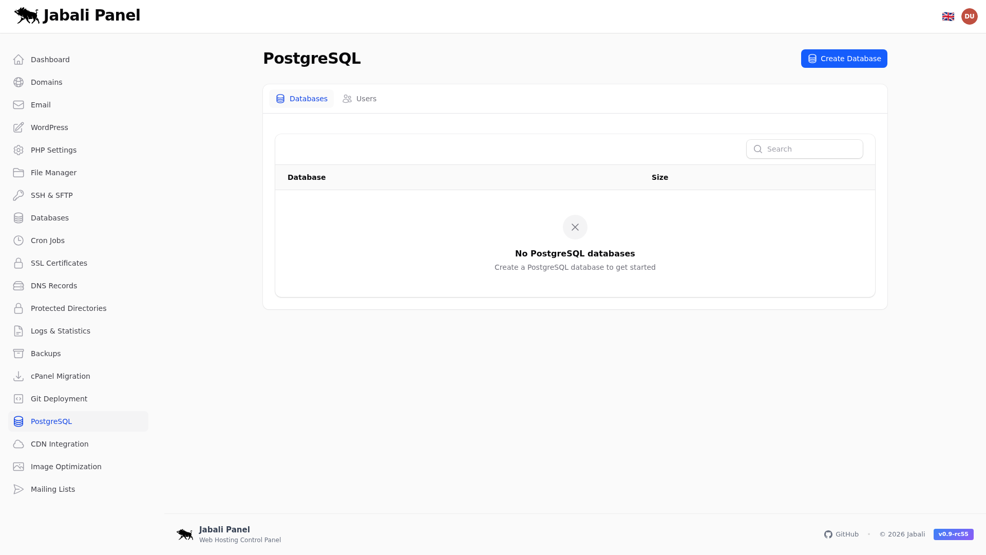 Postgresql Screenshot